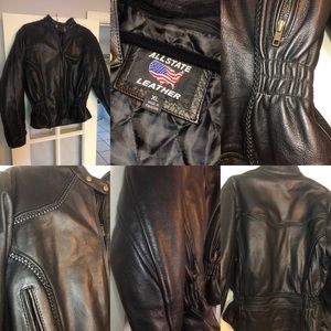 Leather Motorcycle Jacket 🏍 Women’s